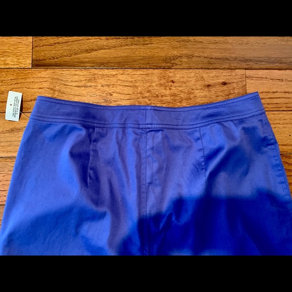 Debra Deroo Purple Capris, sz M, NWT $132 - Picture 10 of 10